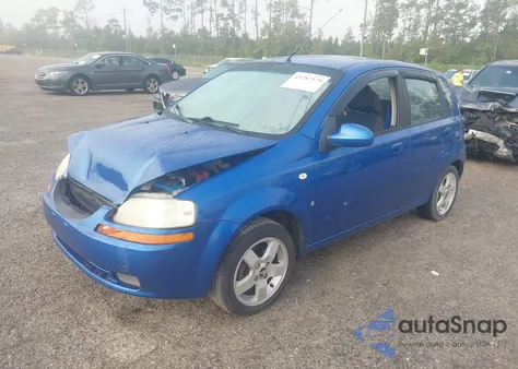 2007 Chevrolet Aveo 5 Ls z USA, uszkodzony, nr VIN KL1TD66697B783325
